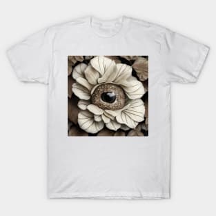 [AI Art] Eye Of Hydrangea, Art Deco Style T-Shirt